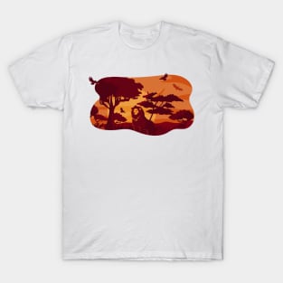 Cool animal landscape T-Shirt